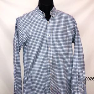 J. Mclaughlin Men's Dress Shirt, Trim Fit, Size M